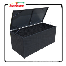 Wicker Cushion Storage Box For Furniture Patio Garden